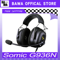 Somic G936N Headset USB Wired Earphones Lightweight Woven Earphone Portable Esports Gaming Headphones Customized Headphones Gift