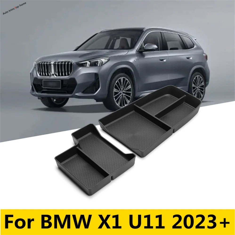 

Thermoplastic Elastomer Multi-function Box Phone Holder Secondary Cover Trim Fit For BMW X1 U11 2023 2024 2025 Car Accessories