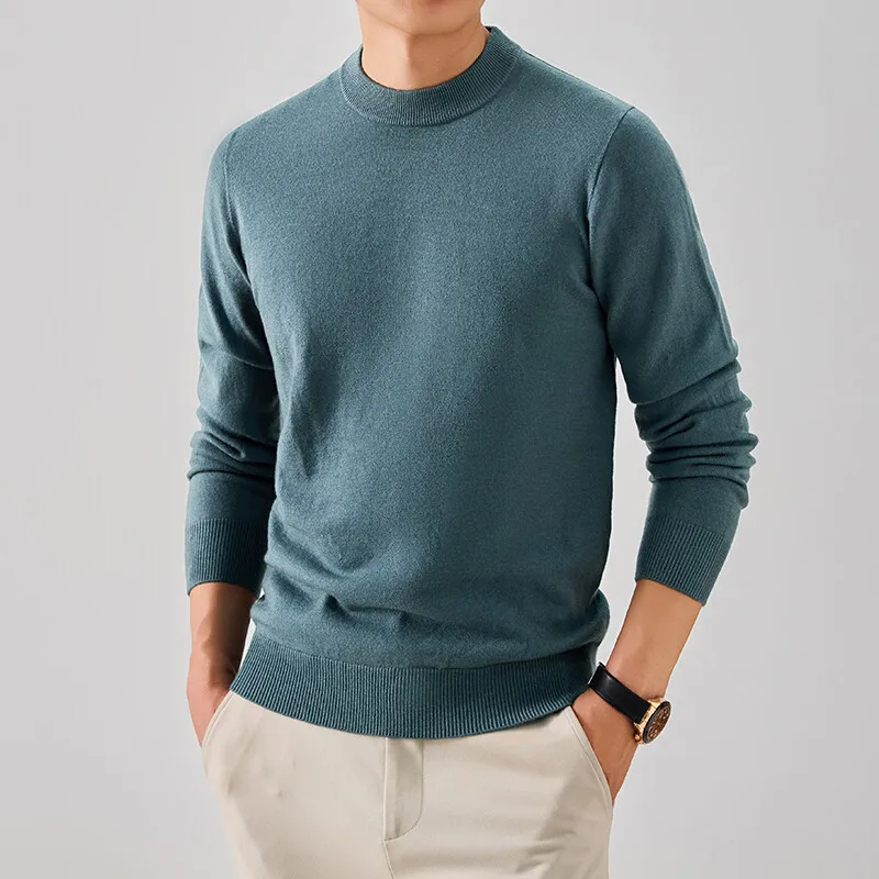 

Men's Knitted Long Sve round Ne Sweater Casual Wear Comfortable Coolmax Fiber Middling to ly Autumn Faion 2025