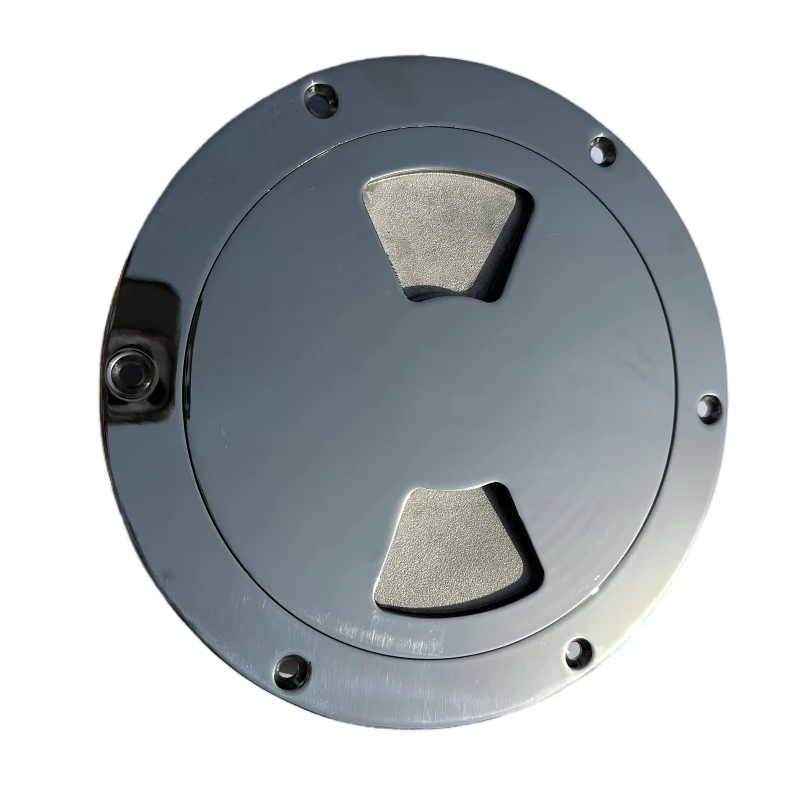 

Seagoing ship round hatch cover screw out deck plate