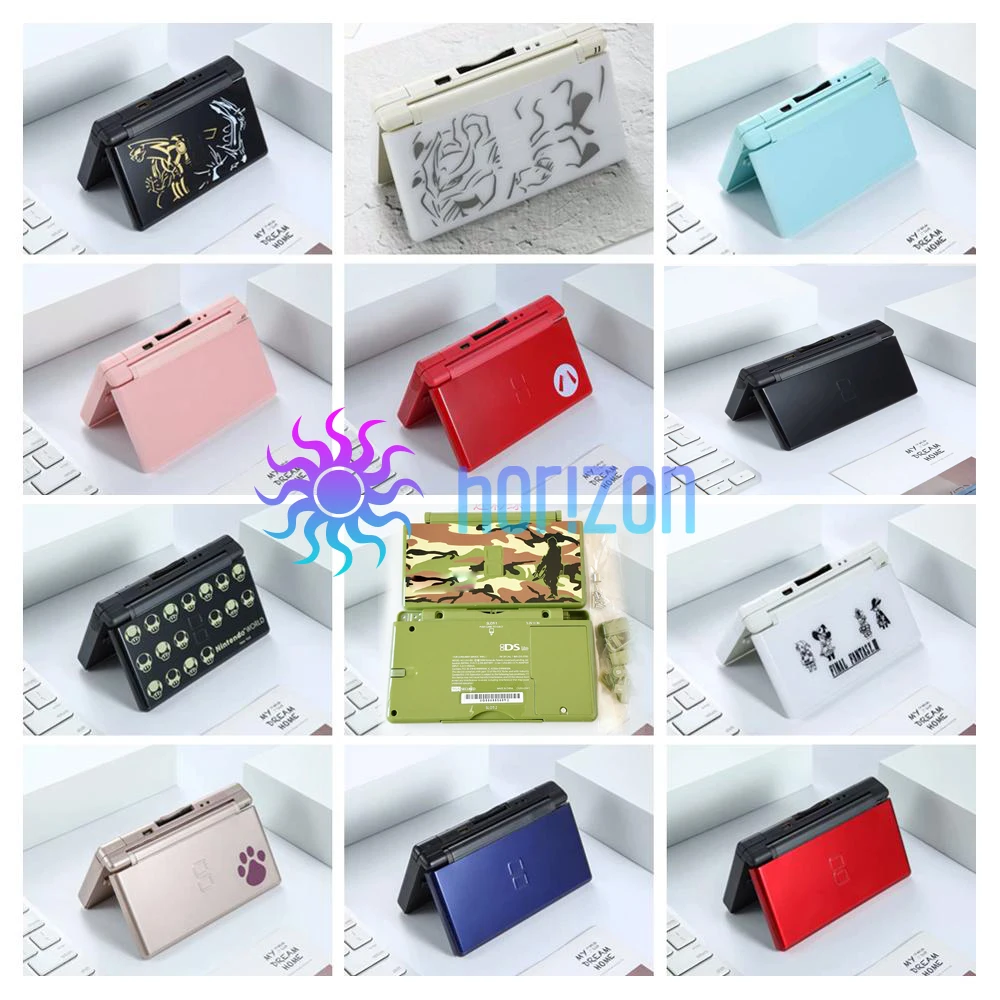 23 colors Limited Edition Full Housing Case Replacement Shell For DS Lite DSL NDSL NDS Lite Console with Button