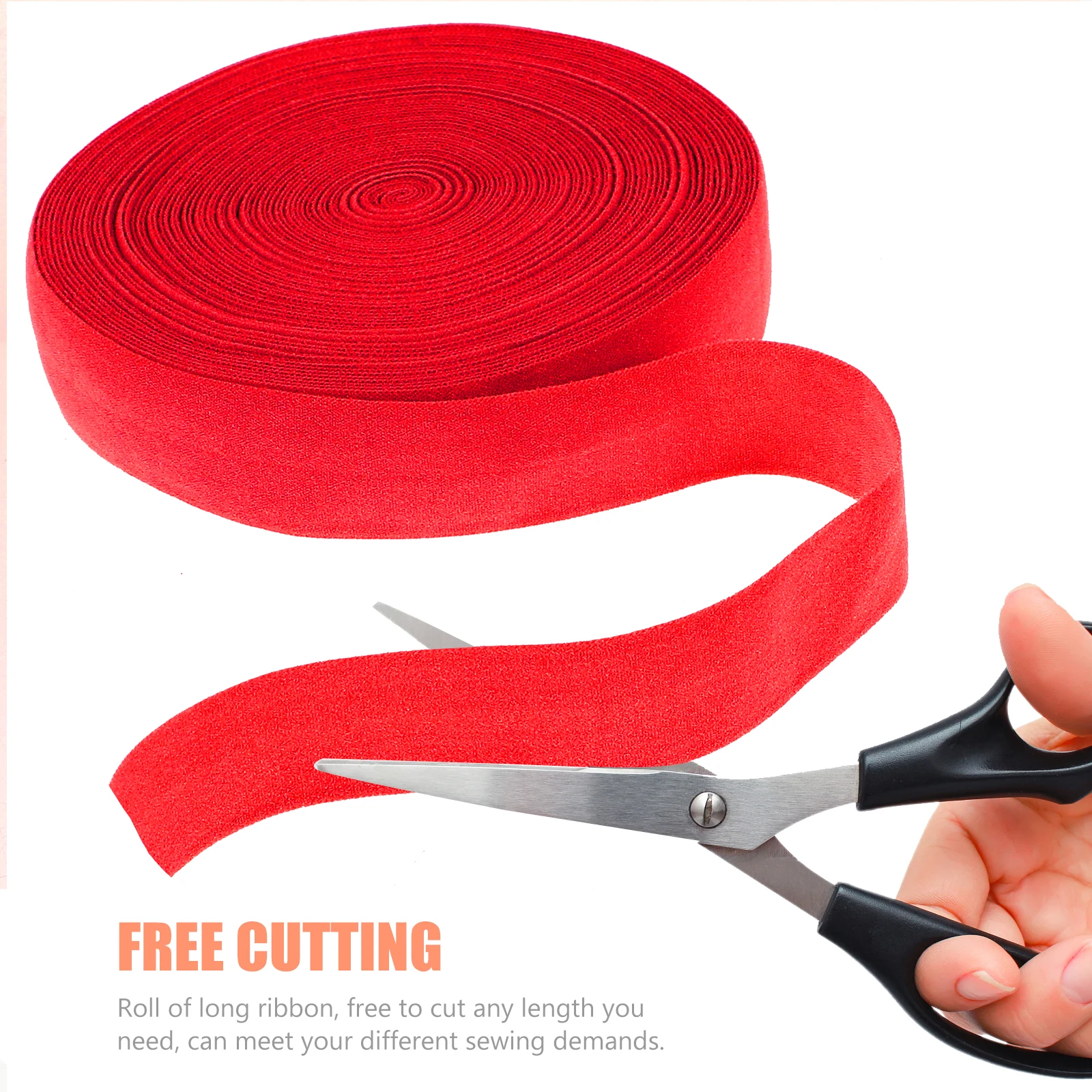 

2 Rolls 10 Meters Elastic Band For Sewing Stretch Nylon Waistband Diy Clothing Accessories Sewing Supplies Craft Elastic Band