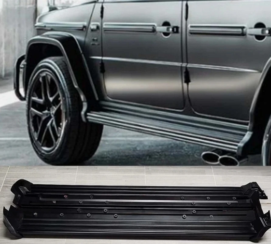 

2 шт. подножки для Benz G-Class W464 G63 G350 G500 2019-2025, боковые ступеньки, полный комплект Nerf Bar с противоскользящими частицами