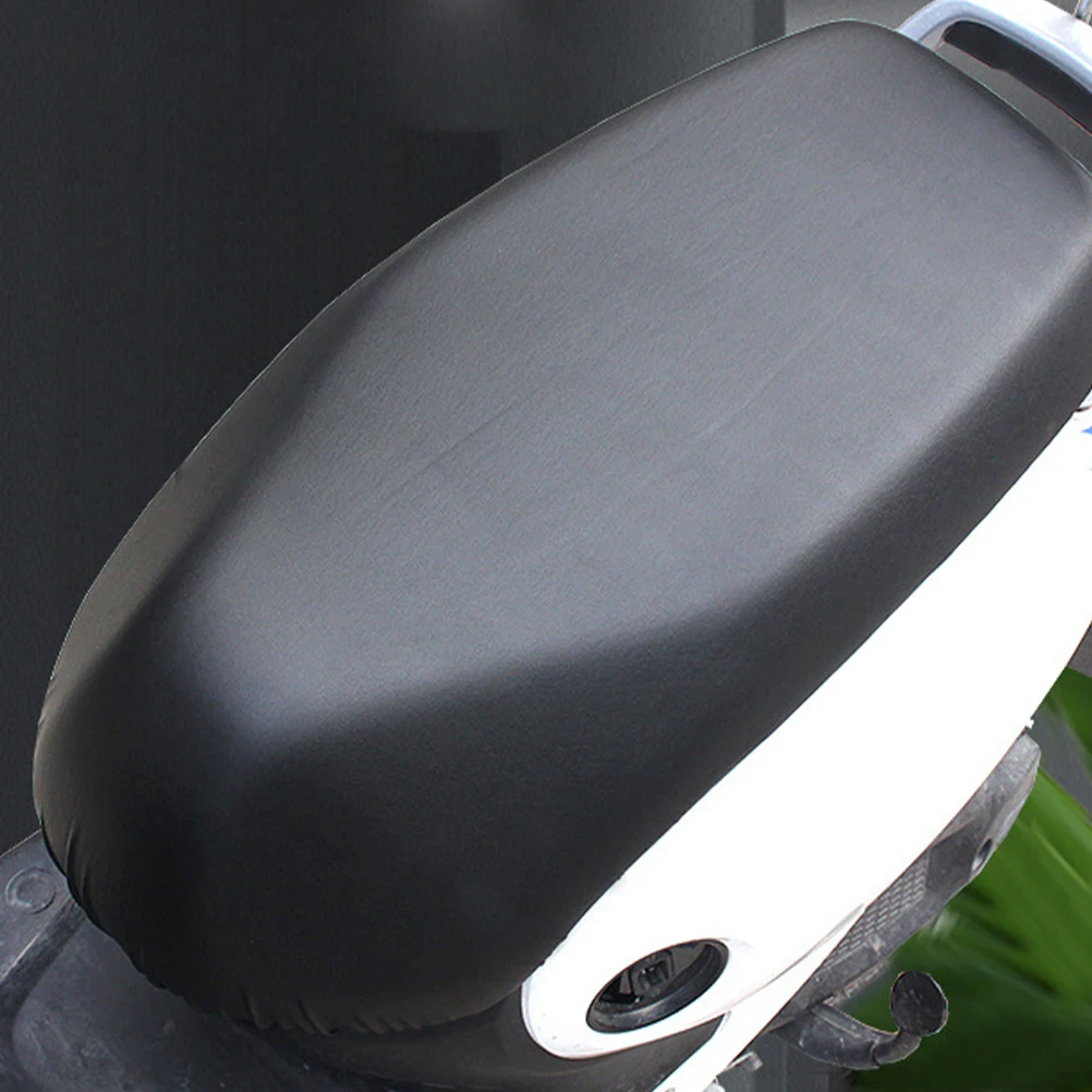 

Waterproof PU Motorcycle Seat Cover Durable Elastic Universal Scooter Protector Non Slip Long Rain Cushion Guard