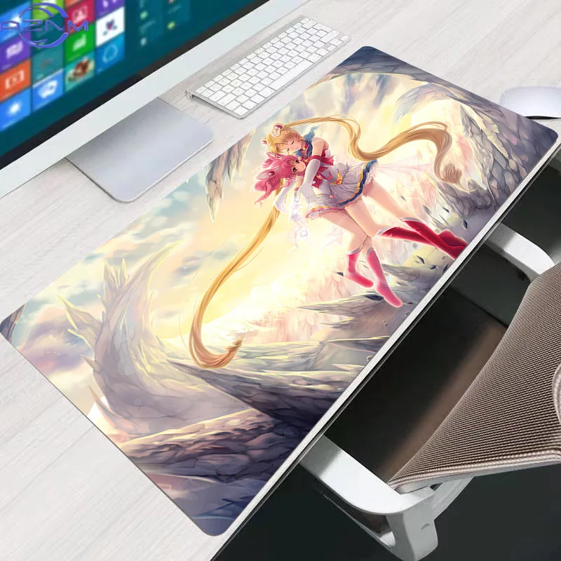 kawaii Mouse Pads Computer Accessories Speed Mini Pc Keyboard Desk Mat S-Sailor Moons Designed specifically XXL Gaming Mousepad