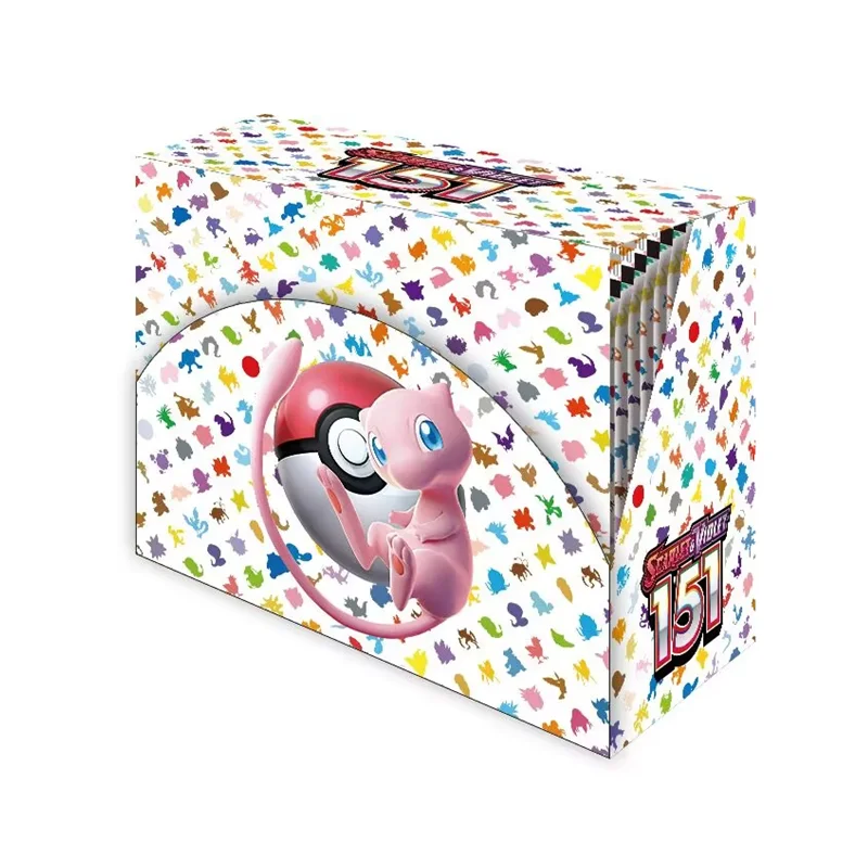 360 Pçs/set Cartão Pokémon SCARLET & VIOLE 151 Evolutions Prismáticos PALDEAN FATES Black Bolt Inglês Booster Cartão de Transação de Batalha