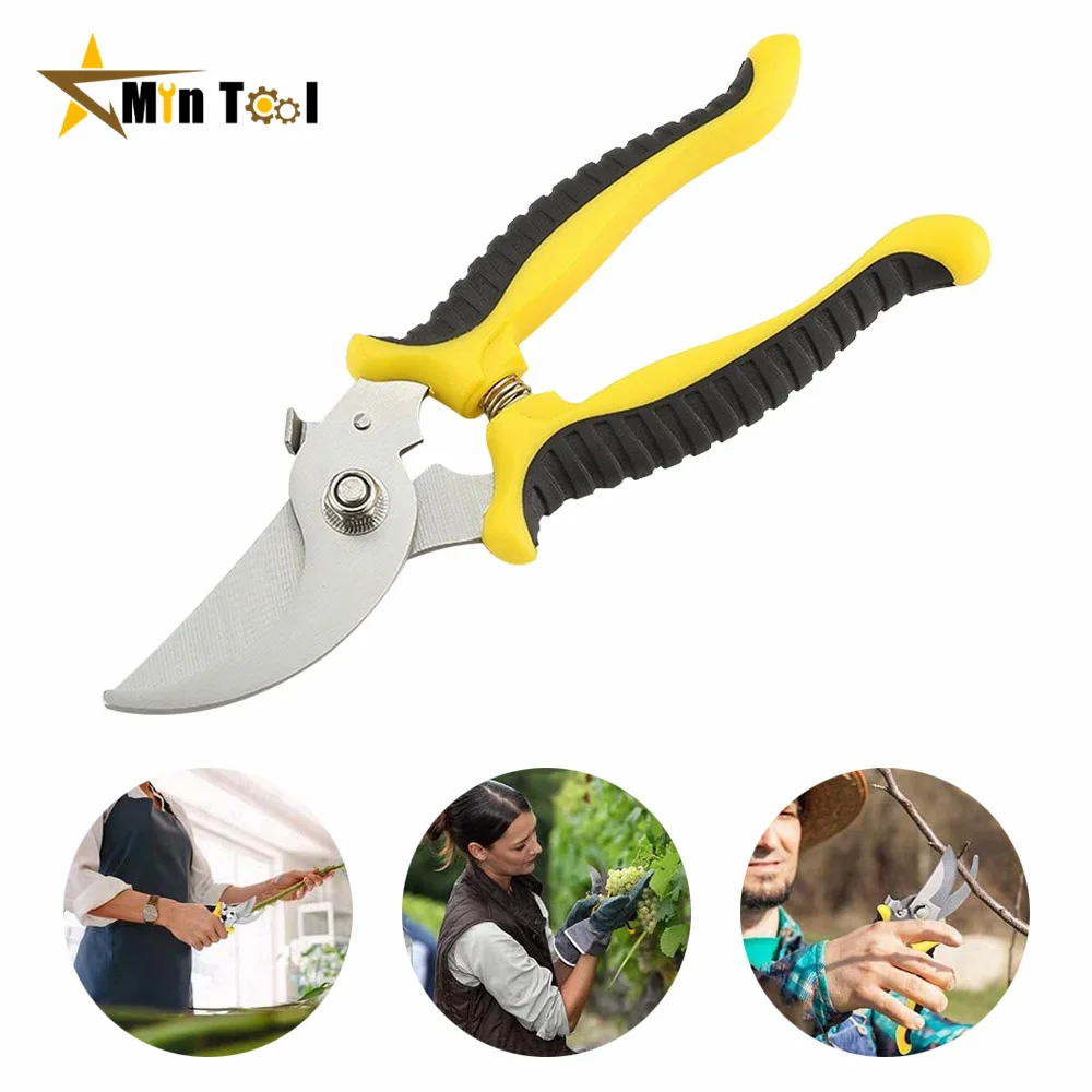 Bypass Pruning Shears Tree Trimmers Secateurs Hand Pruner Garden Shears Clippers For Garden Beak Scissors Hand Tool