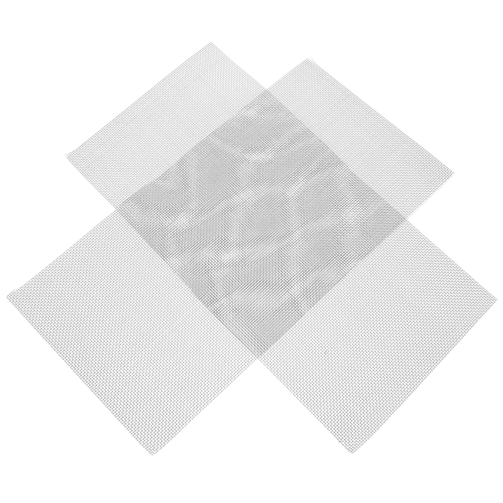 

2pcs Car Bumper Repair Mesh Stainless Steel Wire For Diy Plastic Crack Hole Fix Durable Vent Screen Welding Tool