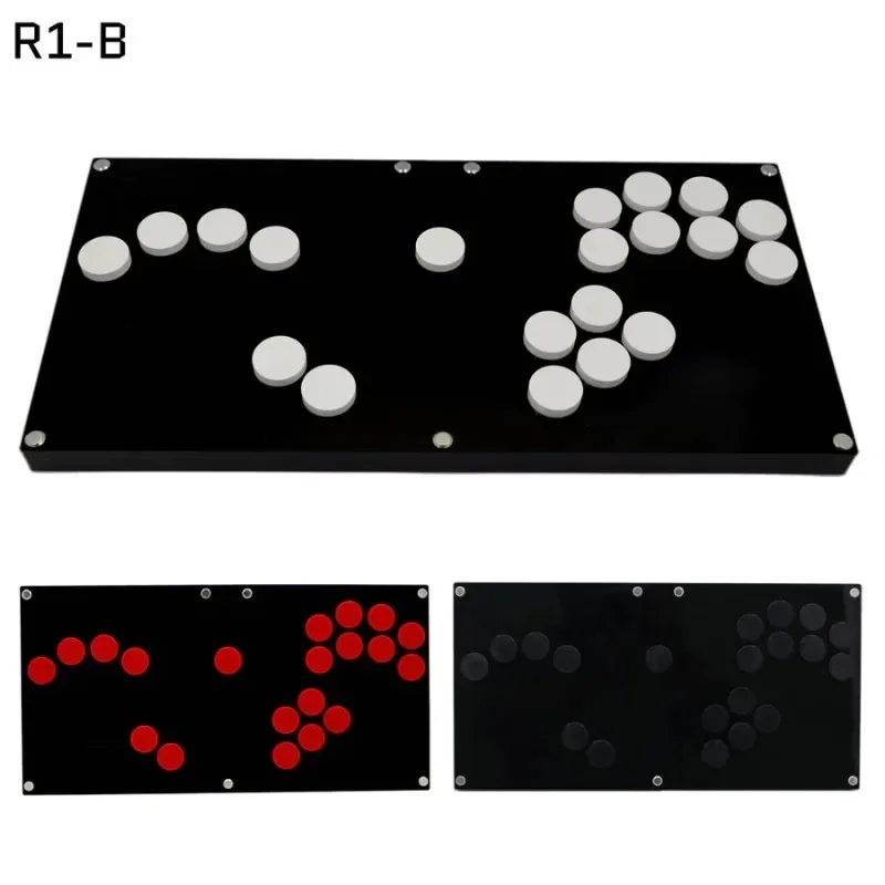 

FIGHTBOX R1-B Hitbox Style ALL Button Arcade Game Console FIGHTBOX Fit Stick Controller with Cable for PC/Switch/GameCube