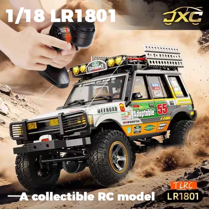 

JXC Professional 1/18 Scale LR1801 Rc Crawler 4wd Off-Road Remote Control Truck All Terrain Toy Model For Boys Kids