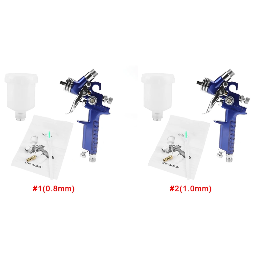 

Spray for painting car H-2000A Professional 0.8/1.0mm Nozzle 125ml Mini Pneumatic Spray For Car Painting Repair