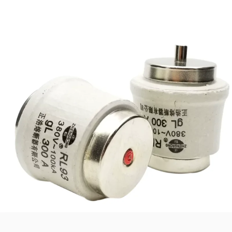 RL93 Ceramic Fuses 200A-300A Small Spiral Fuse Tubes IEC Certified 50ka Breaking Capacity for Electric Motor 380V-100KA