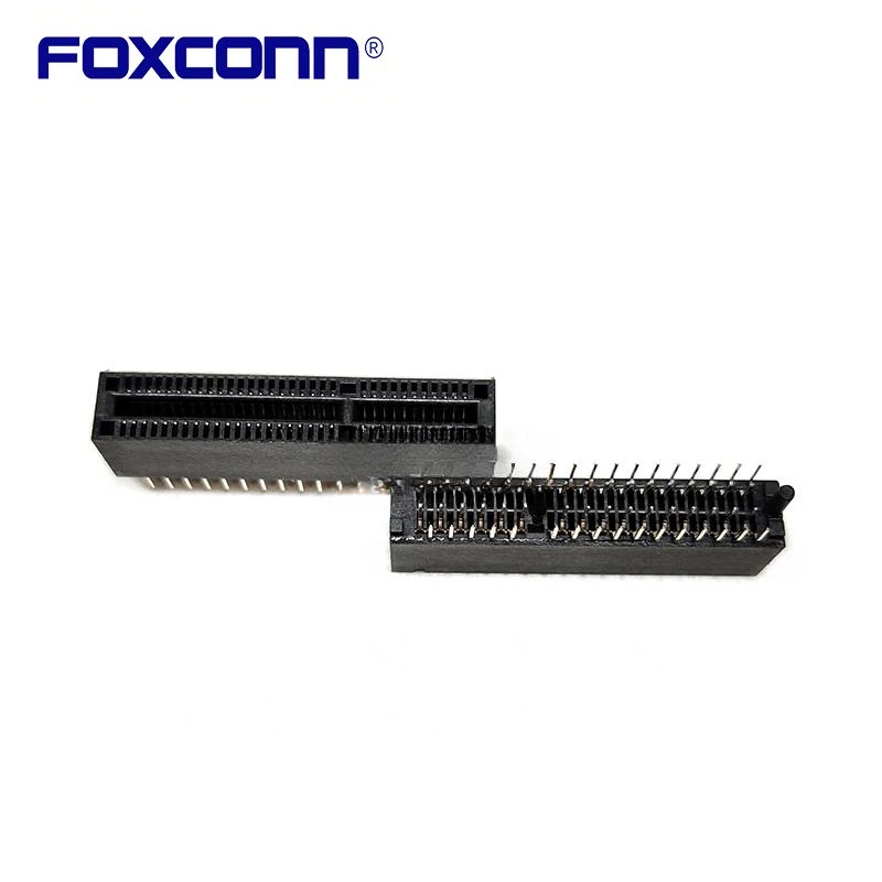 Foxconn 2EG03227-D2D-DF PCIEx4 أنثى إلى DIP64 بت التخزين