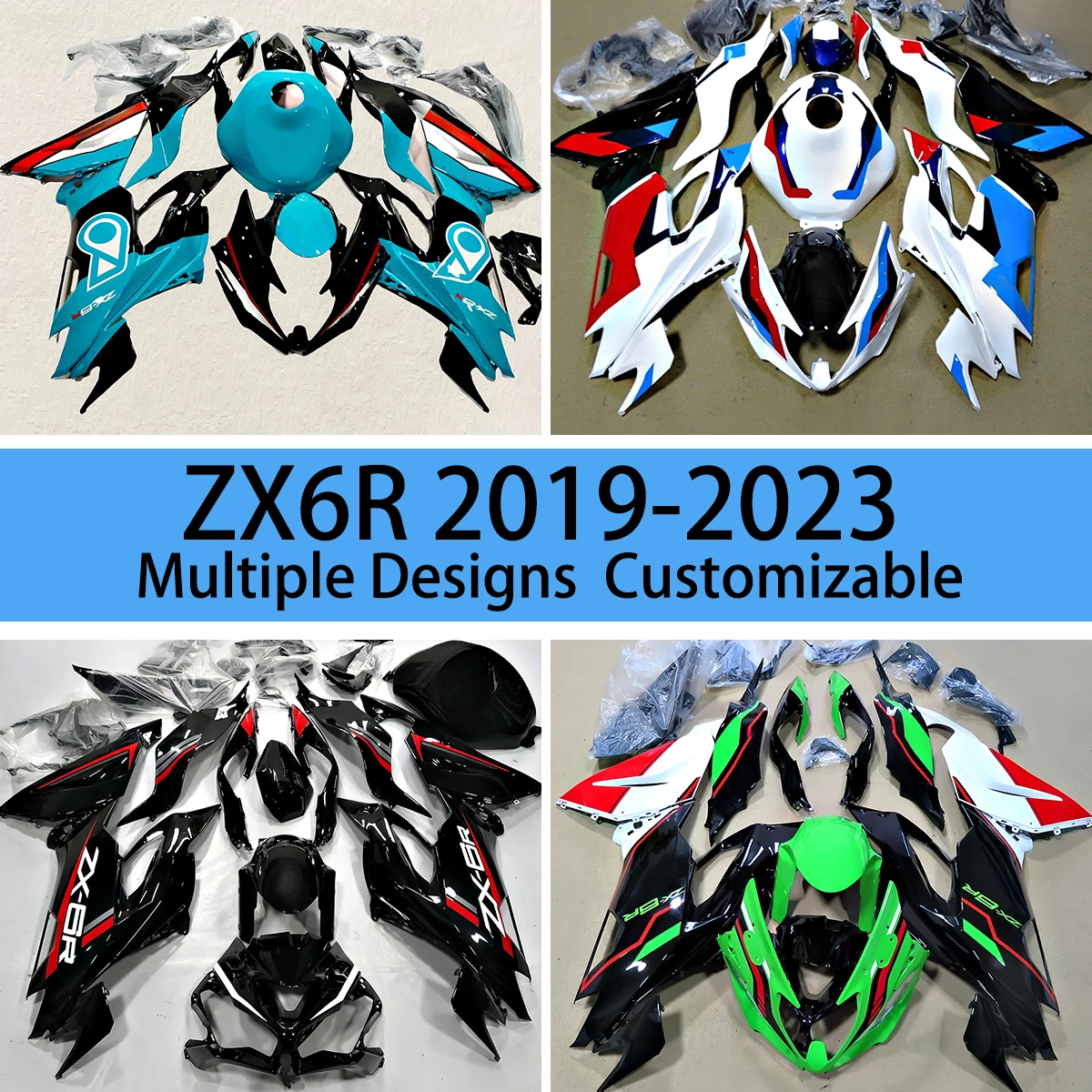 For KAWASAKI ZX 6R 2019 2020 2021 2022 2023 Cool Fairings ZX6R 636 19 20 21 22 23 Motorcycle Injection Aftermarket Fairing Kit