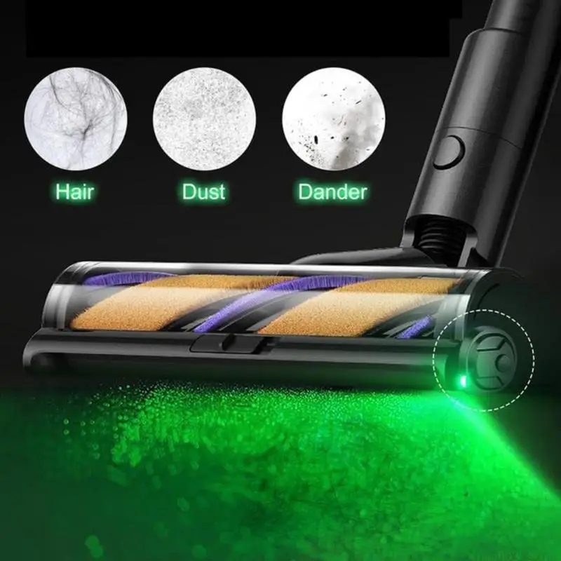 D0AB Rechargeable Dust Detection Light Plastic Texture Vacuum Cleaner Attachment