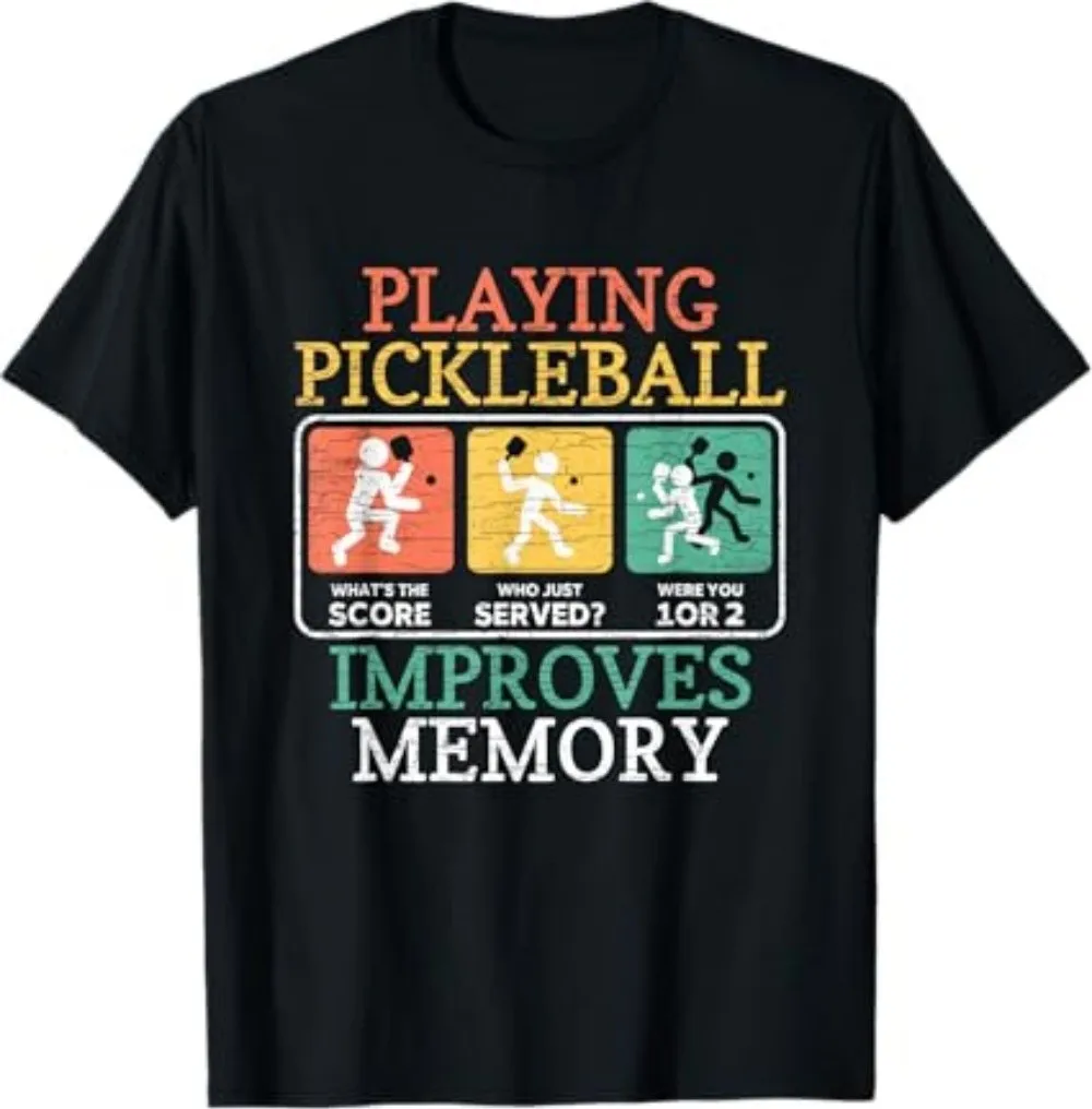 

Pickleball Fun for Brain Health Tee