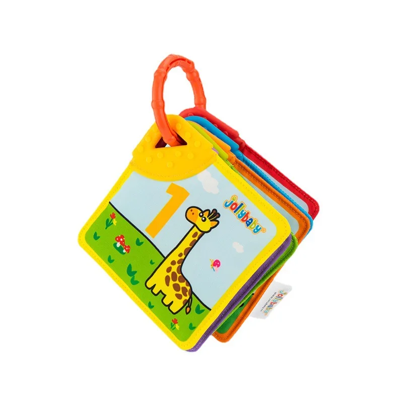 Tarjetas cognitivas en blanco y negro para bebé de 0 a 1 año, libro de tela para mordedor, tarjetas de estimulación Visual de Color para Aprendizaje Temprano para recién nacidos