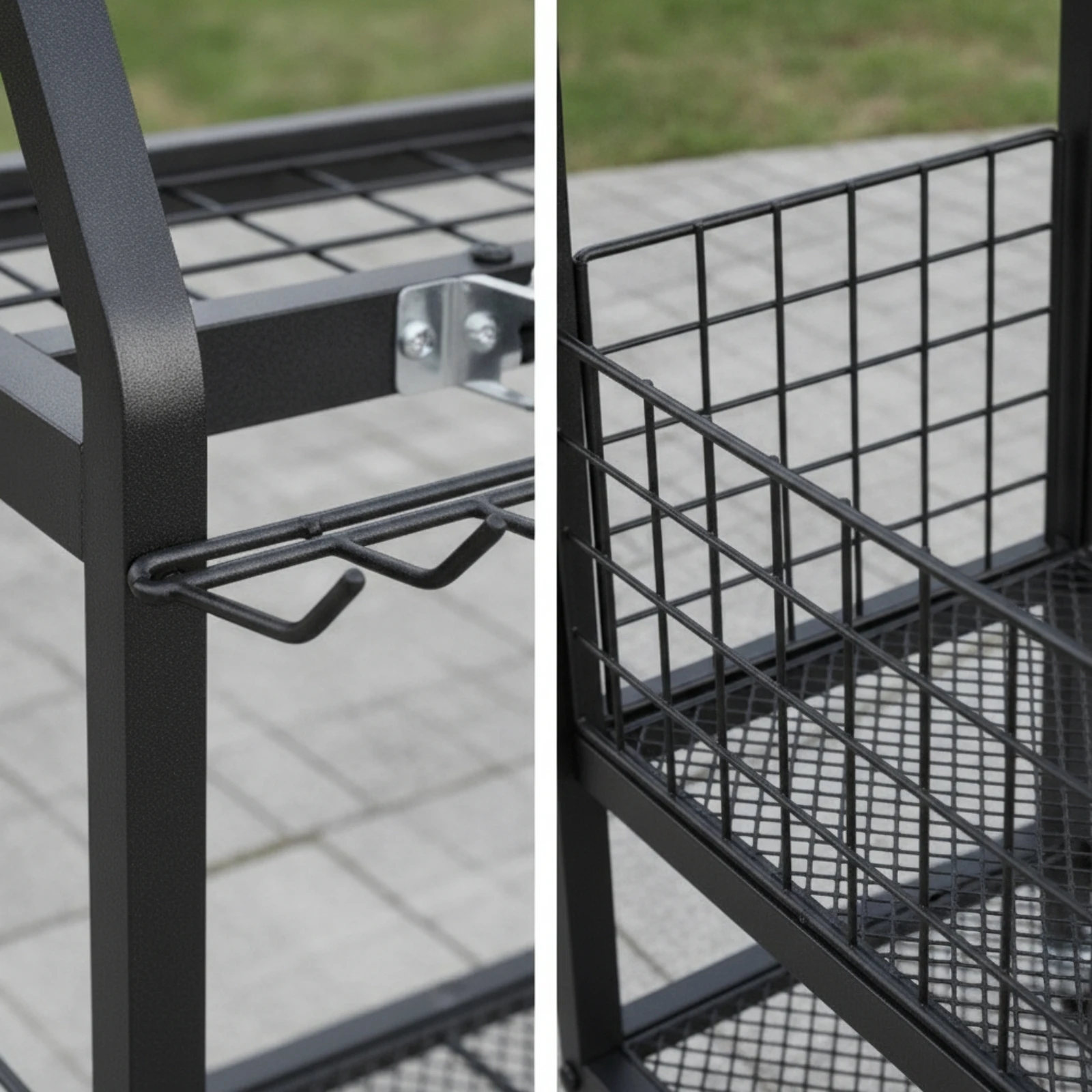 Garden Tool Organizer with Wheels Heavy Duty Rolling Garden Tool Rack High-Capacity Multi-Function for Gardeners