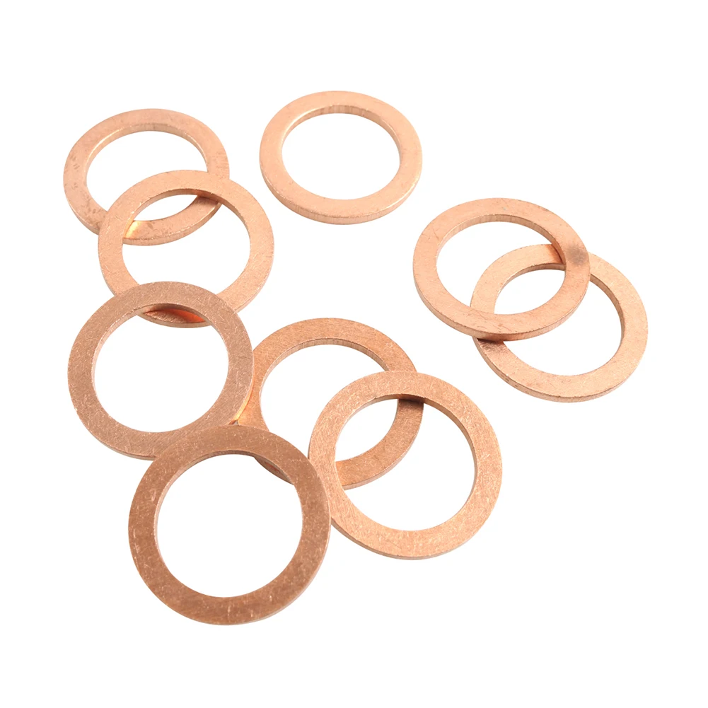 Cooper Oil Drain Plug Kit Junta, Oil Crush Washer Seals, Auto Acessórios, Substituição, 14mm, 007603-014106, 25Pcs