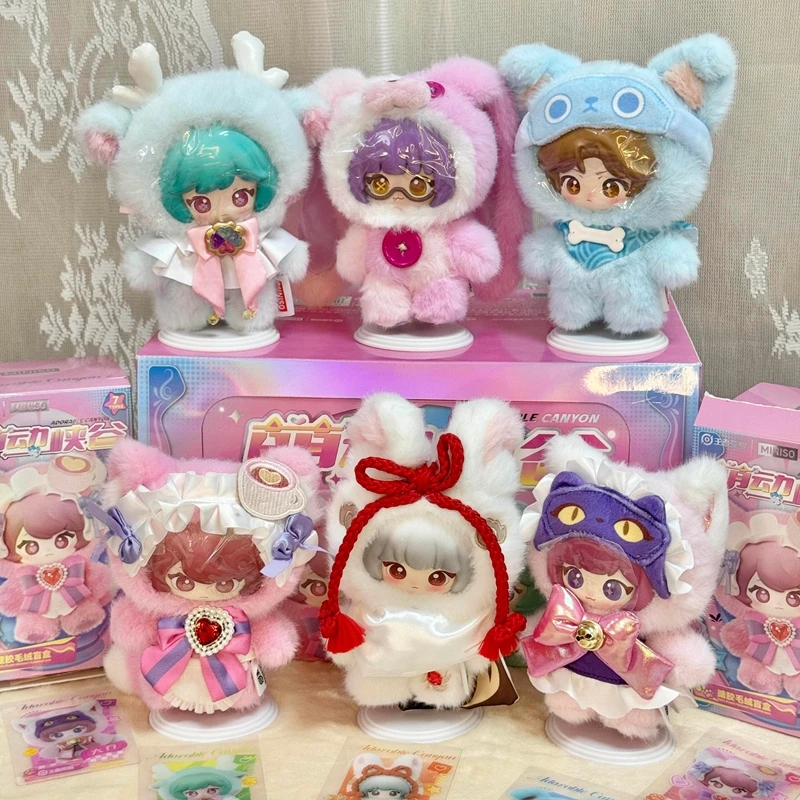 

Genuine Honor of Kings Cute Canyon Series Blind Box Bai Li Shouyue Anime Figure Angela Mystery Box Daji Model Yao Ornament Gift