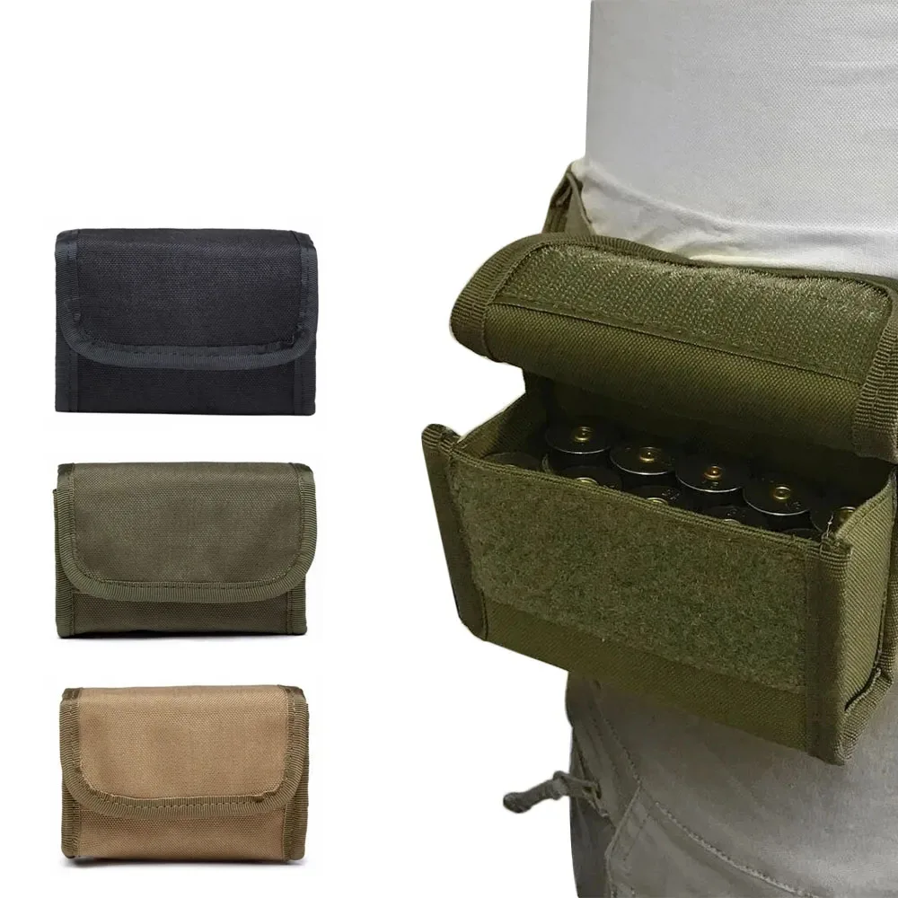 Tactical 10 Round Shotgun Shotshell Reload Holder For 12 Gauge/20G Magazine Pouch Ammo Round Cartridge Holder Gun Accessories