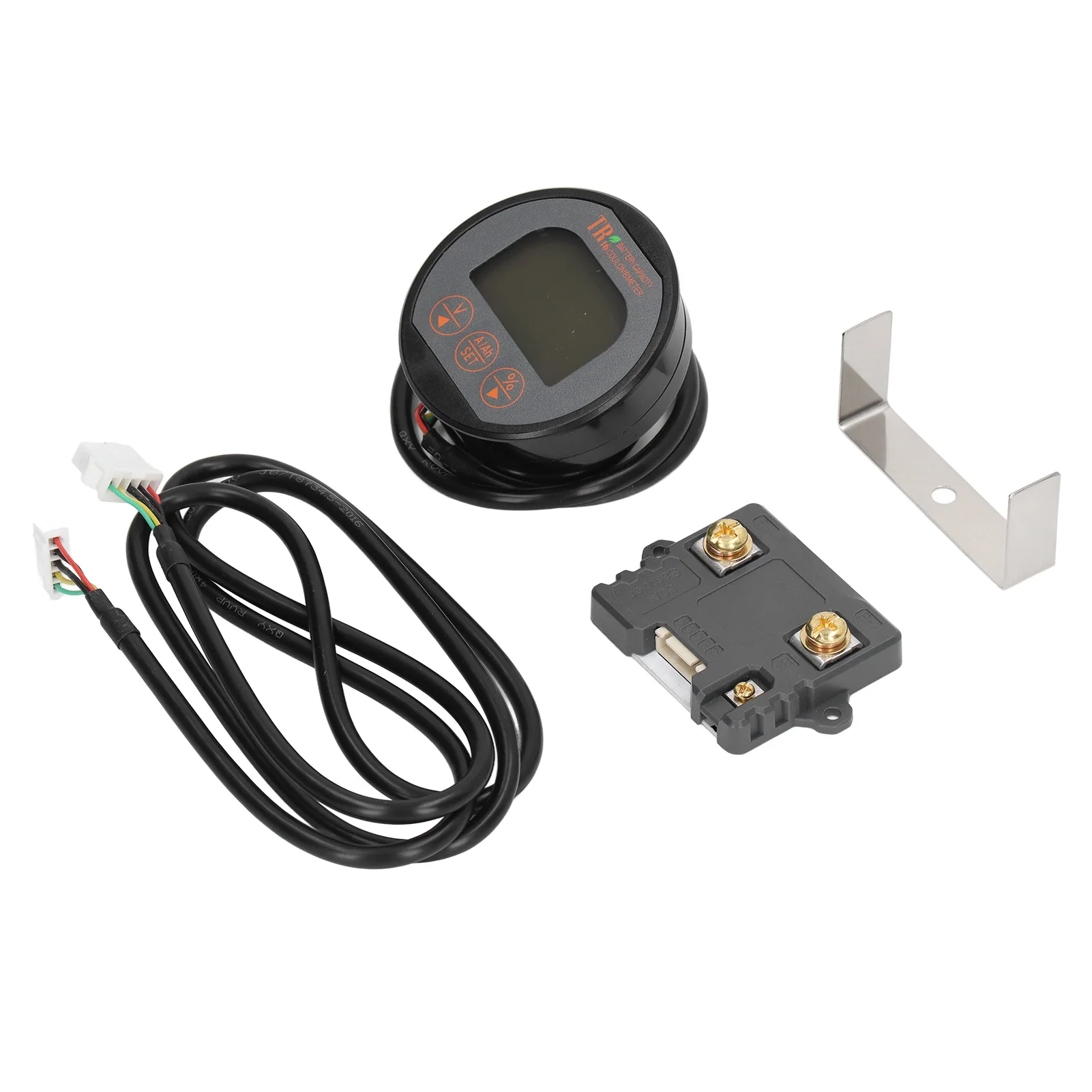 Battery Meter Battery Meter Current Voltage Tester Capacity Monitor Waterproof 8‑120V 0‑75A for Safety Battery Current Meter