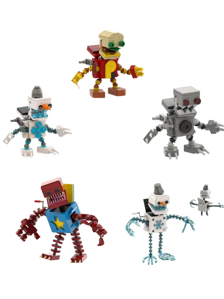 

43cm Smiling Critters Player Character Action Figure Building Blocks Set Horror Game Construction Toys For Kids Halloween Gift