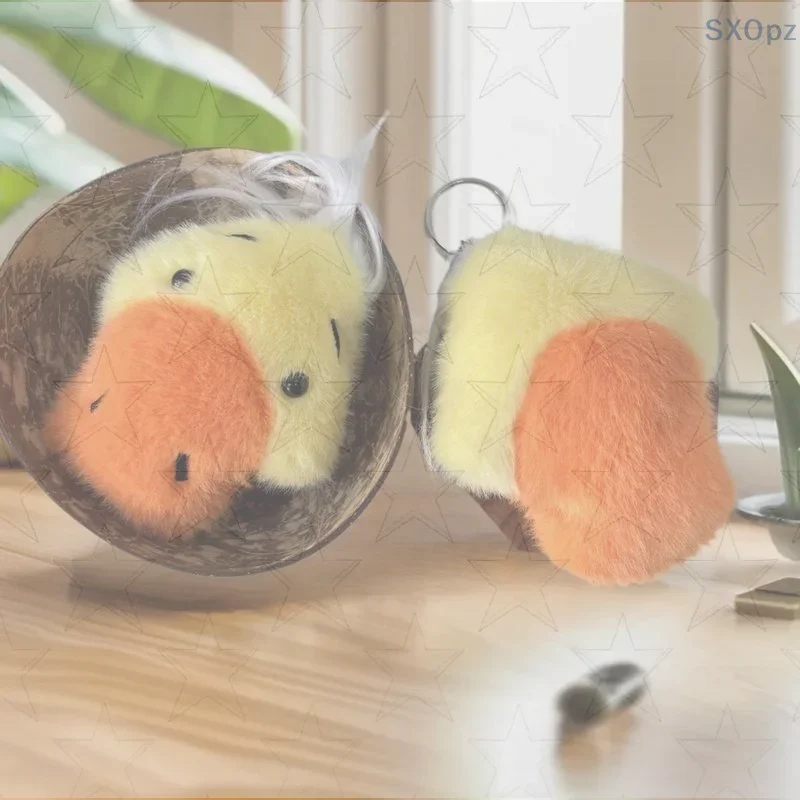 

Charming Stuffed Animal Duck Doll Keyring Plush Bag Pendant Keychain Present