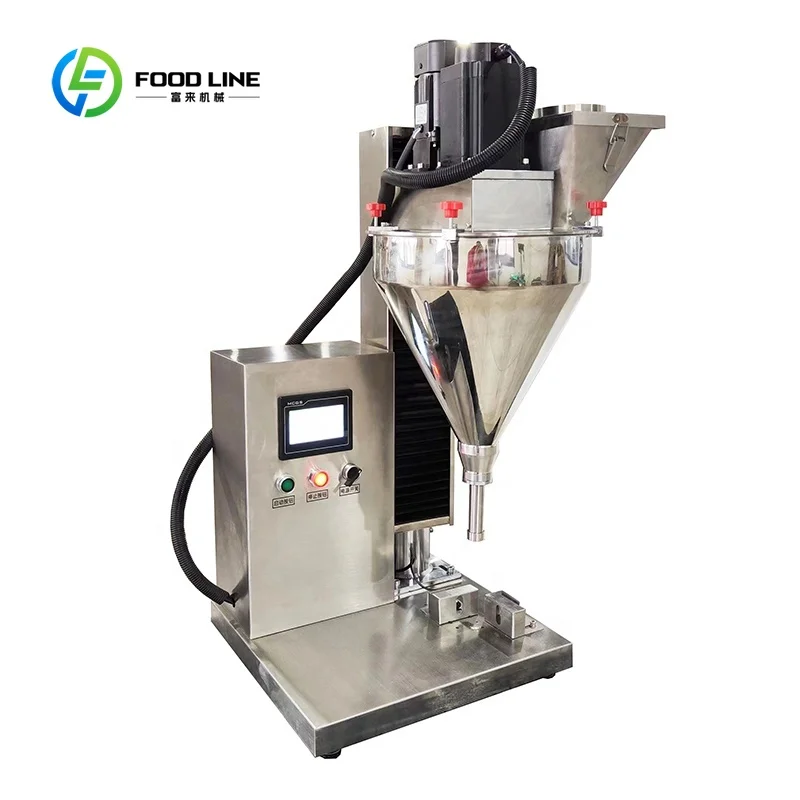Customized Table Top Semi-automatic Small Jar Bottle Screw Cosmetic Powder Spices Filling Machine
