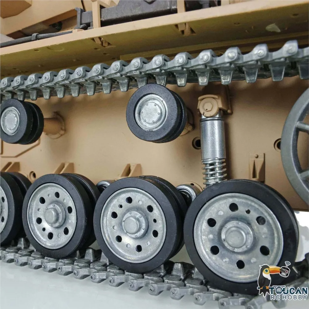 Venta de EE. UU. Henglong 1/16 7,0 personalizado Panzer III H RTR RC tanque 3849 ruedas de pistas de Metal