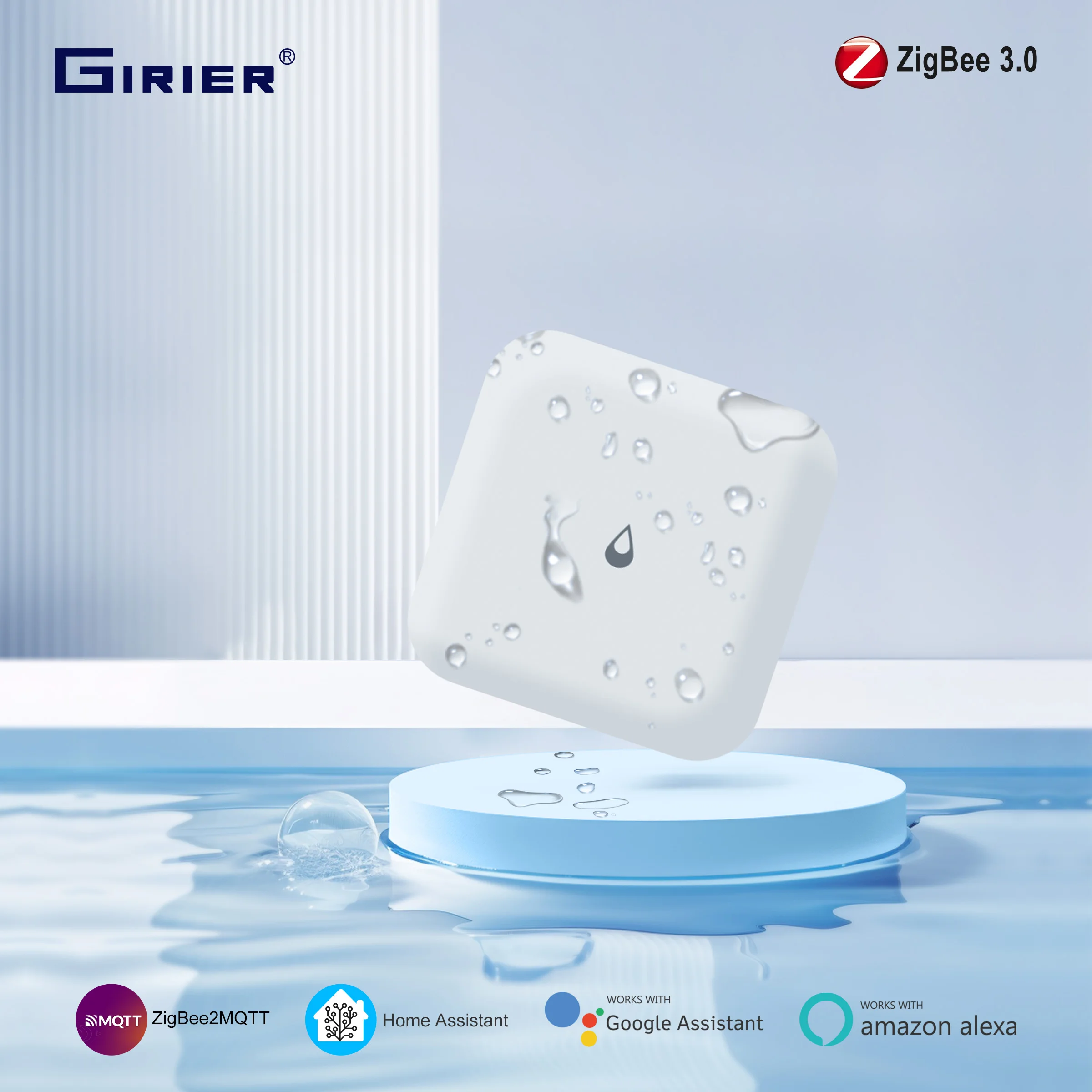 GIRIER ZigBee датчик утечки воды умный