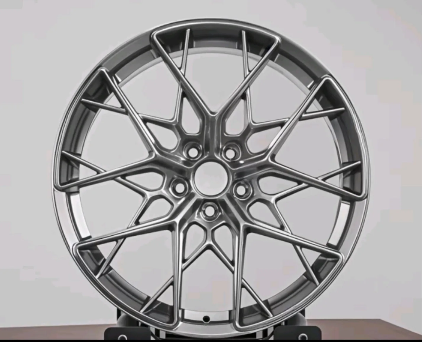 17-19 Inch Matte Black 35mm Offset Aluminum Alloy Passenger Car Wheels High Performance Modified Upgrade Rims