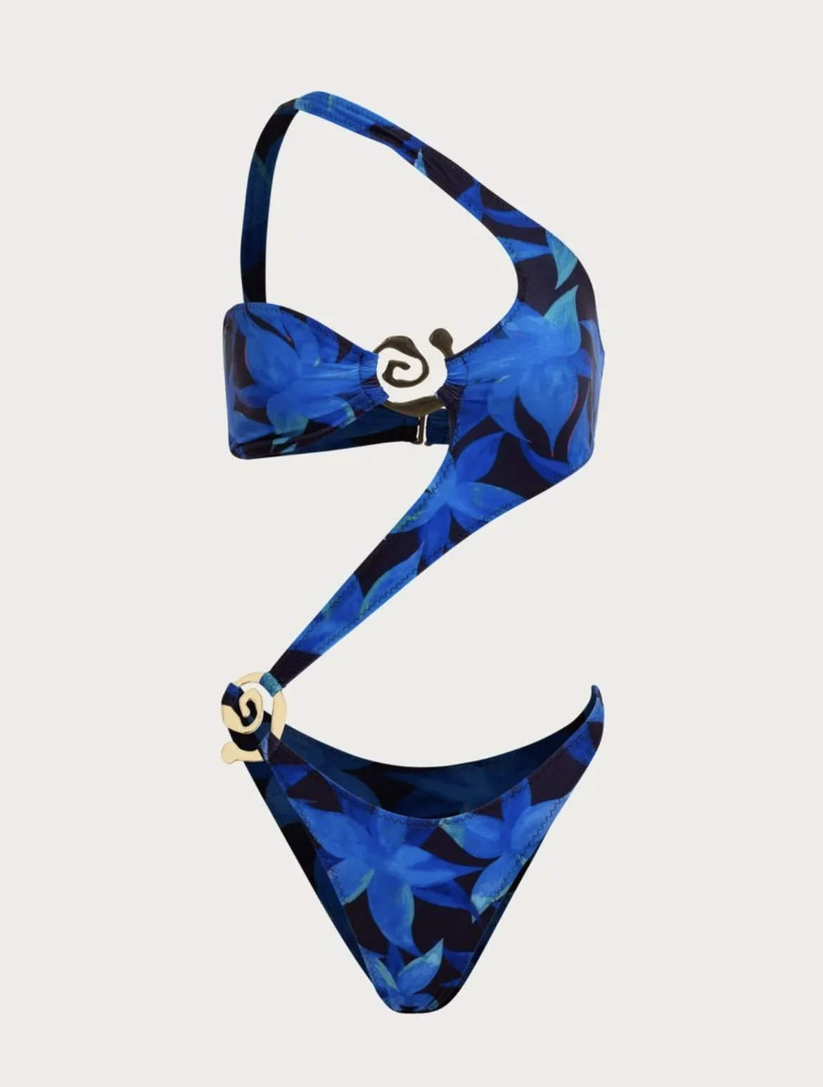 2024 دوامة الرسن قطعة واحدة قطعة واحدة ملابس السباحة مثير طباعة طقم سباحة حريمي الشاطئ عارية الذراعين Monokini ملابس السباحة الإناث