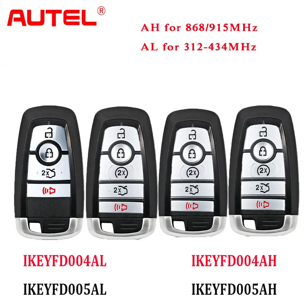 

AUTEL Smart Key IKEYFD004AH IKEYFD004AL IKEYFD005AH IKEYFD005AL MAXIIM IKEY Premium Style for Ford Used with KM100 IM508 IM608