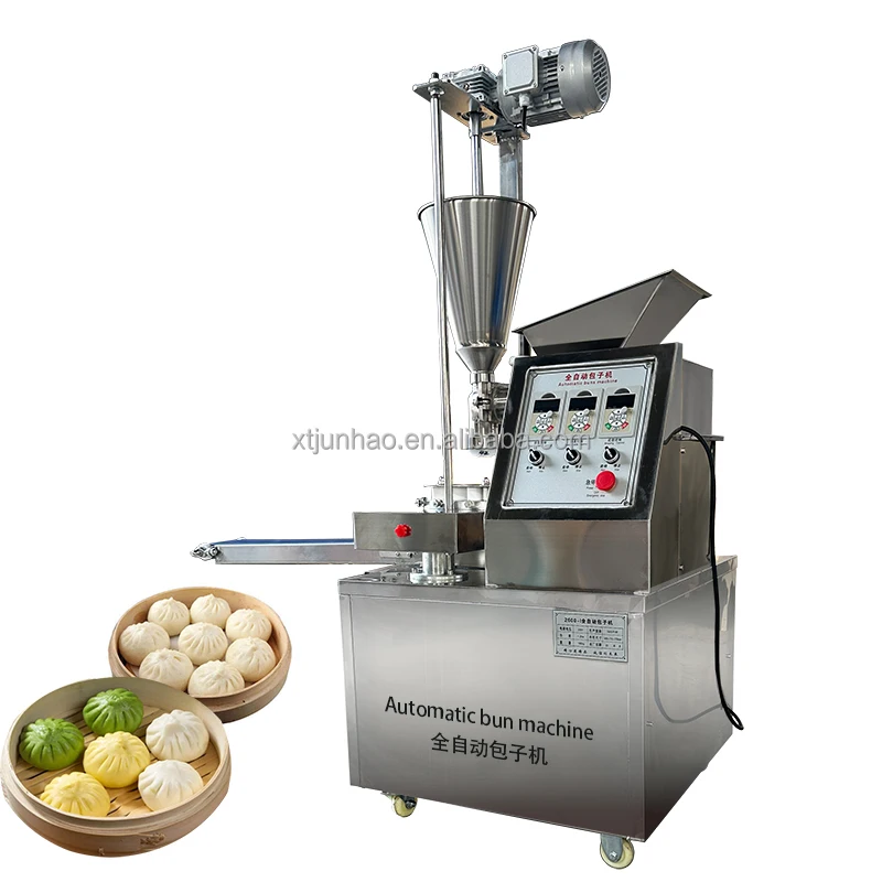 Single Hopper momo Moulding Machine Baozi Making Equipment Steamed Stuffed Bun with filling Forming Machine