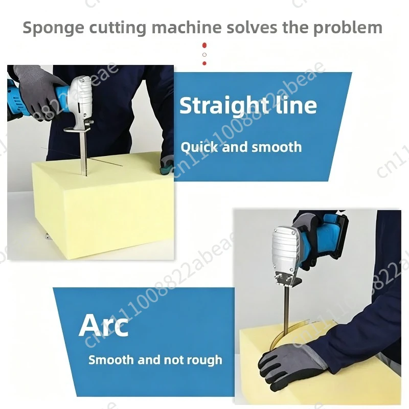 Electric Sponge Saw Reciprocating Saw Sponge Cutter Machine High Density Foam Cutting Tool for Sofa Factory