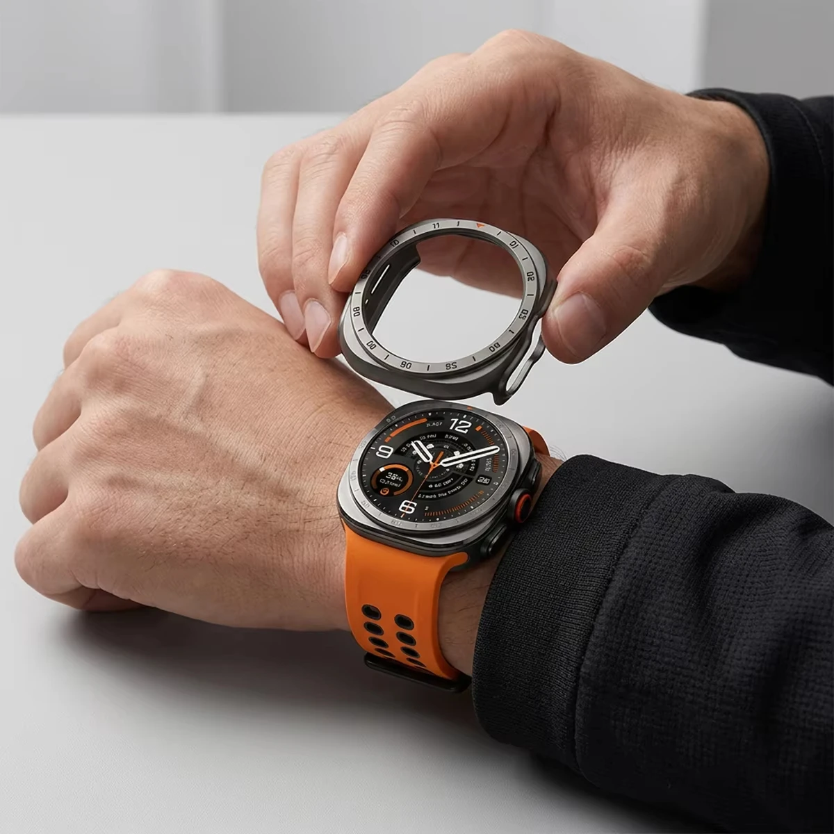 Case for Samsung Galaxy Watch Ultra 2 47mm Shockproof Anti‑Scratch Hard Shell PC Hollow Bumper Cover Galaxy Watch Ultra 47 mm