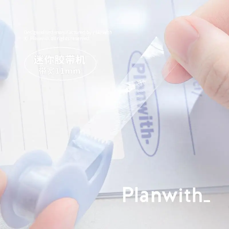 Planwith Mini Stapler Portable Mini Puncher Staple Needle Tape Tool Stationary Set