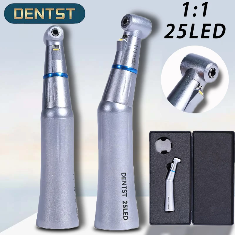 

Dentistry Lab 1:1 Low Speed Handpiece Dental Against Angle LED Handpiece internal irrigation contra acontraangulo Dentist Tool