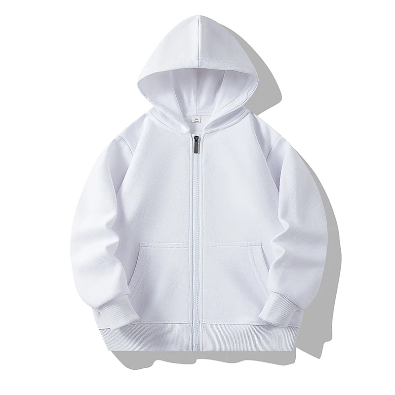 Hoodie anak-anak laki-laki perempuan Sweatshirt anak-anak pakaian anak Hoodie ritsleting menyesuaikan pakaian kasual anak-anak pakaian luar Hoody pakaian olahraga