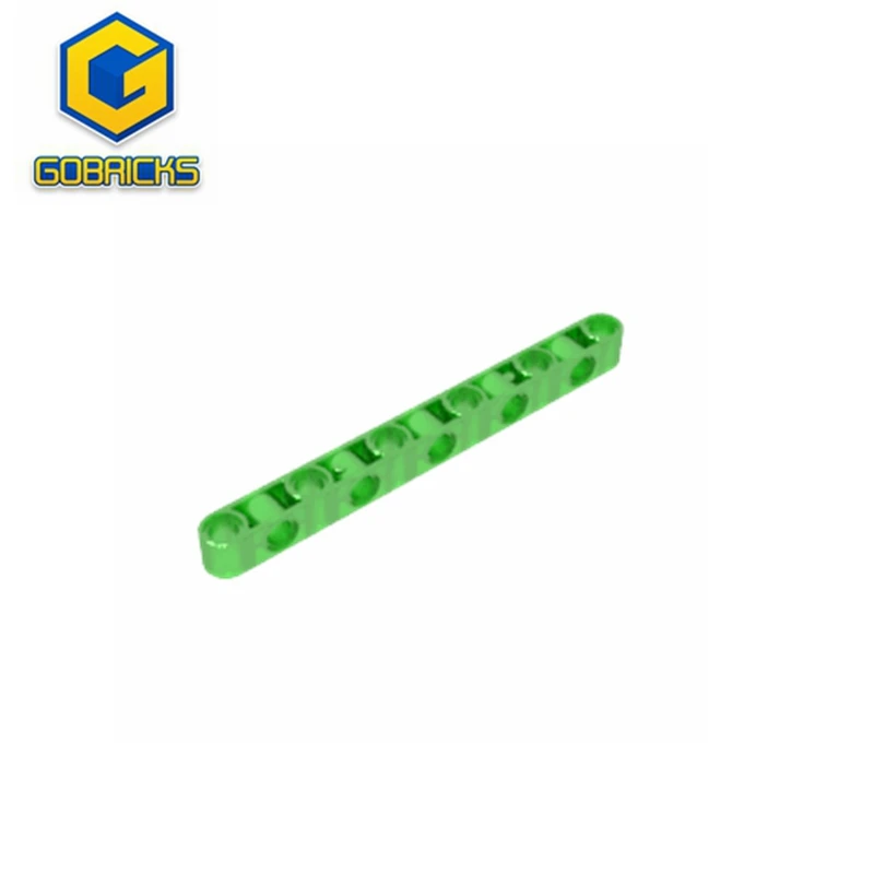 MOC PARTS GDS-1594 Technical, Liftarm, Modified Perpendicular Holes Thick 1 x 11 compatible with lego 73507 Technical