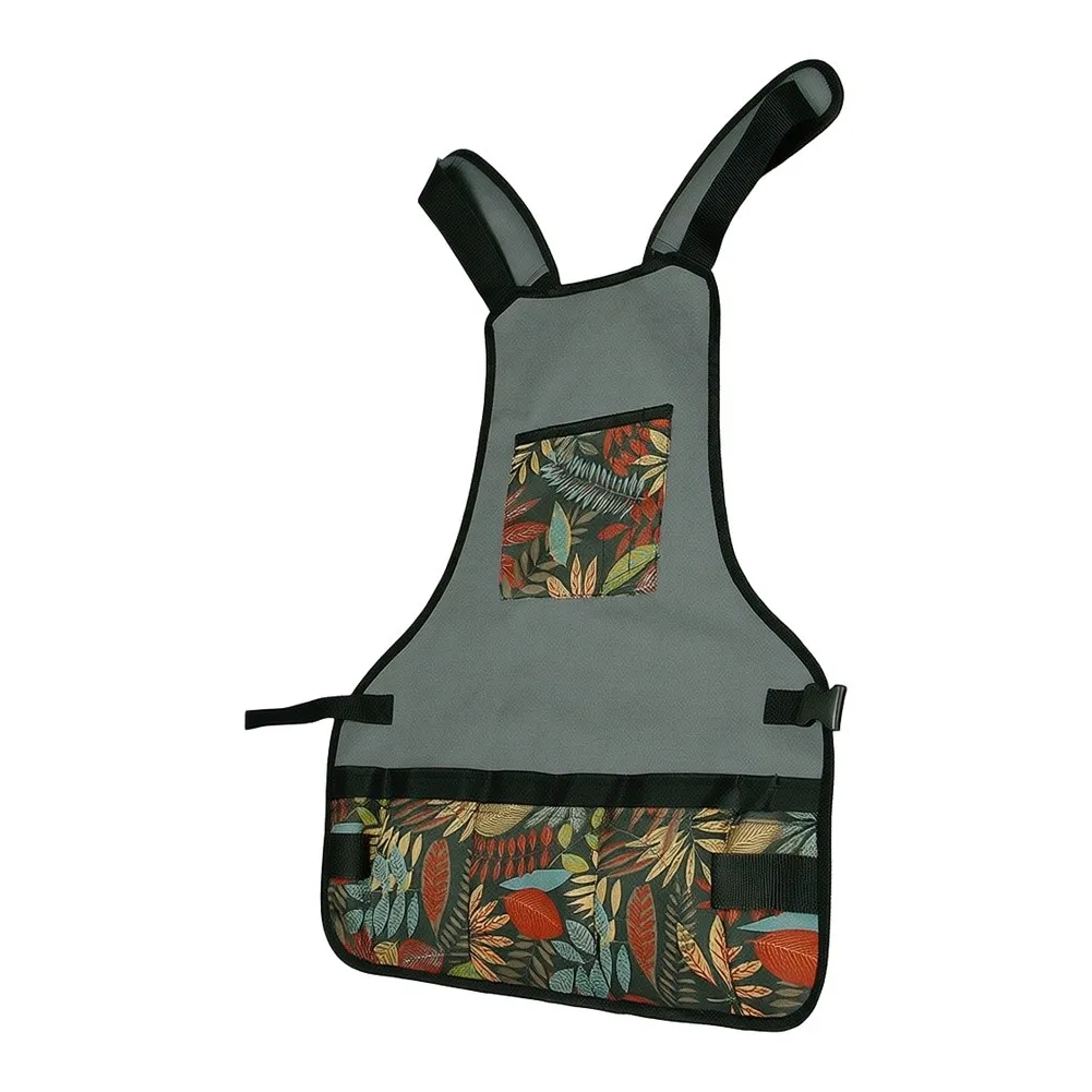 Oxford Cloth Gardening Apron Featuring 7 Tool Storage Pockets Adjustable Fit and Reinforced Stitching for Long Term Use