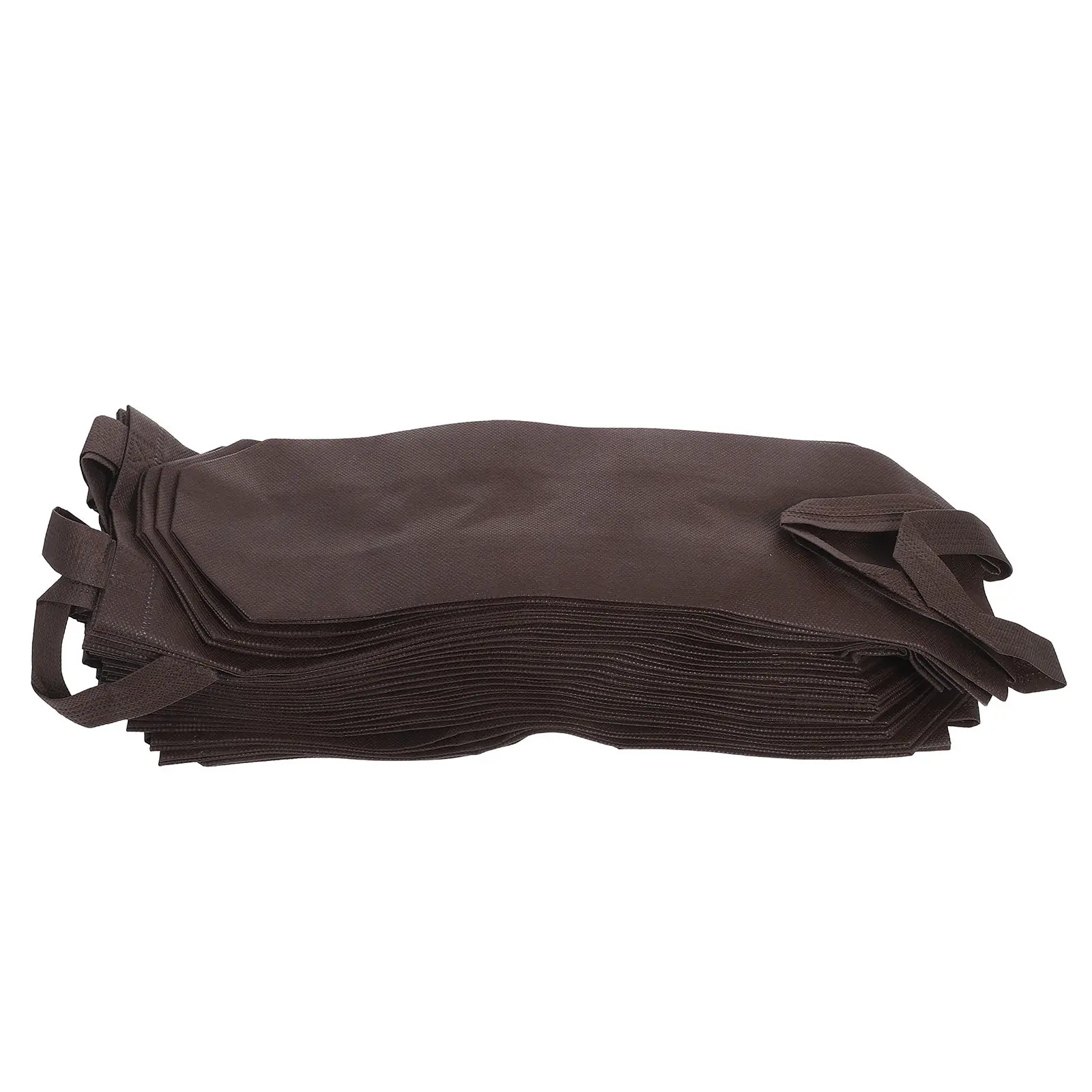 20Pcs Wine Bottle Carrier Bag Thick Fabric Reusable Tote Pouch Single Bottle Holder for Whiskey Beer Present Shopping Travel Use