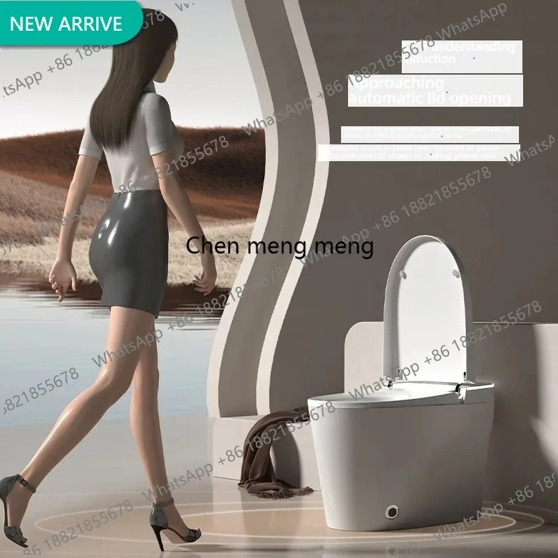 Y183 Waterproof Mobile Cleaning Remote Control Automatic Intelligent Toilet Wholesale Power Failure Flushing IPX4 Smart Toilet