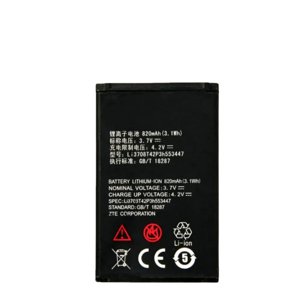 

New Li3708T42p3h553447 Battery for ZTE Agent C70 C78 C88 E520 Essenze F160 N295 R250 Cell Phone