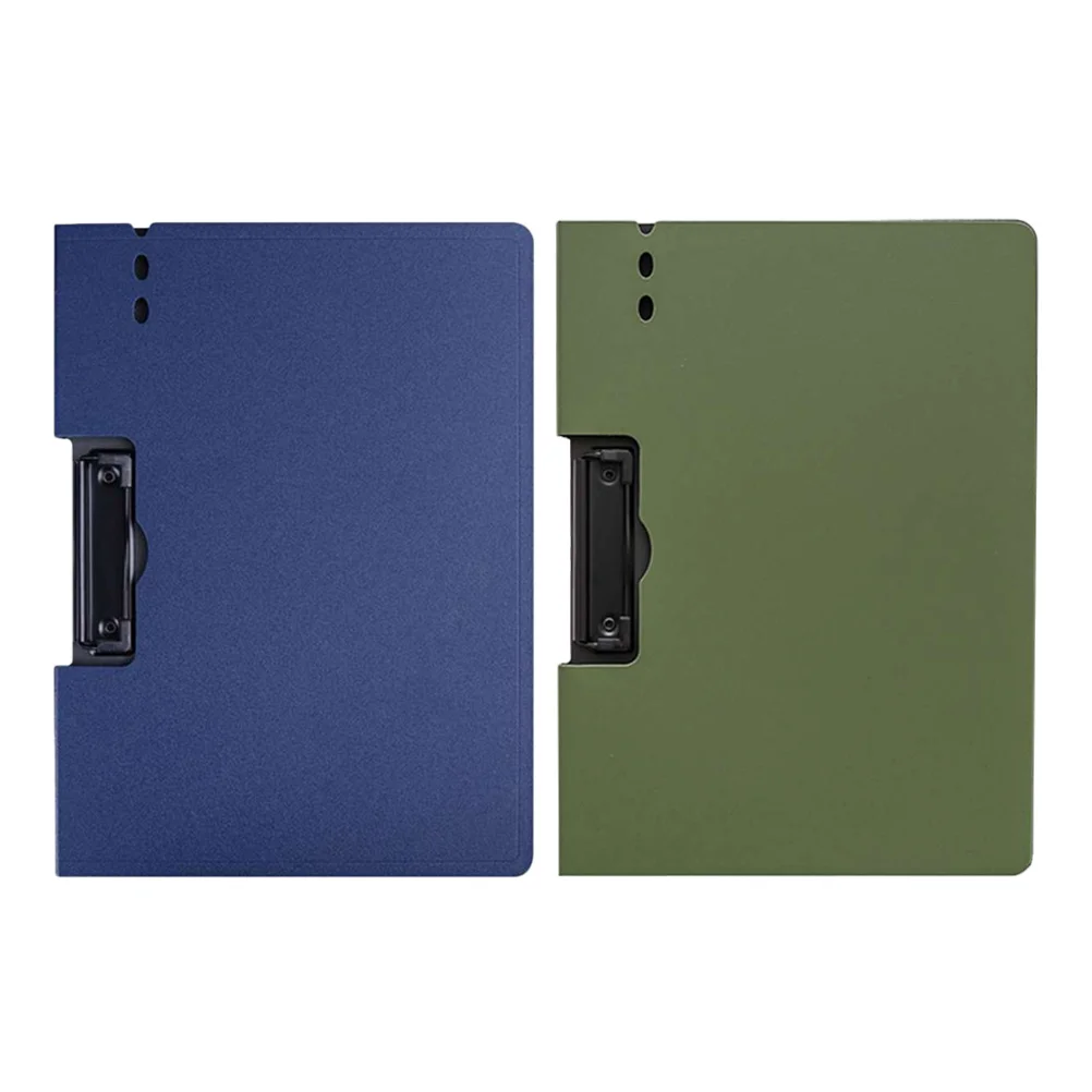 

2pcs A4 Clip Boards Lightweight Writing Surface Rounded Corners Secure Clip Mechanism Document Organizer File Holder