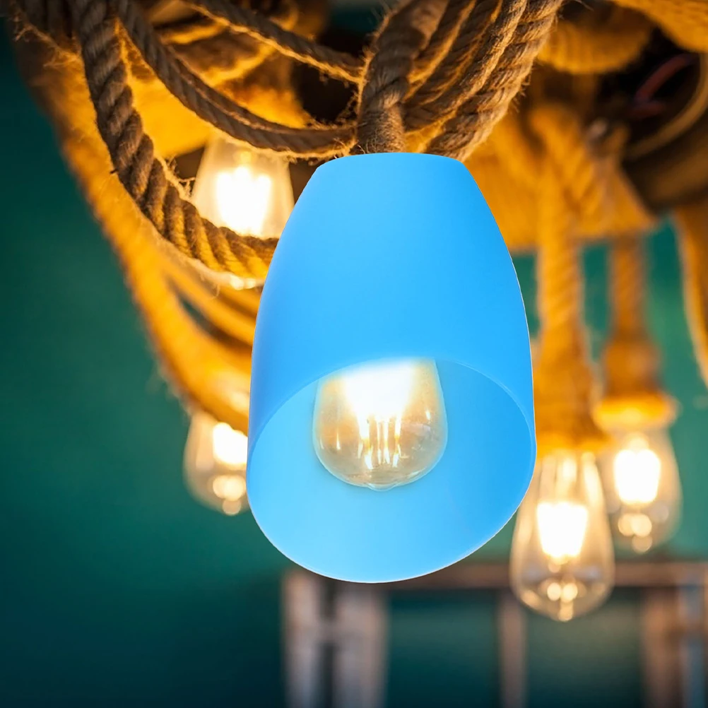 

6pcs Plastic Lamp Shades Replacement Light Covers For Table Lamp Led Simple Chic Inclined Head Lampshade Decorative Home Bedroom