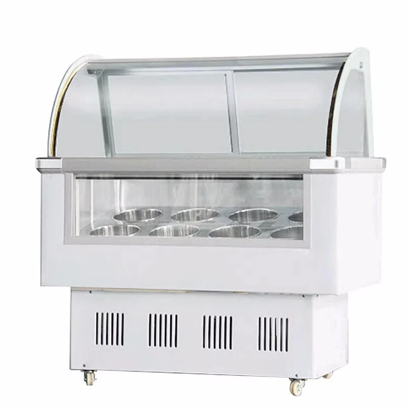

Refrigerated display, frozen hard ice cream display cabinet, ice cream display cabinet
