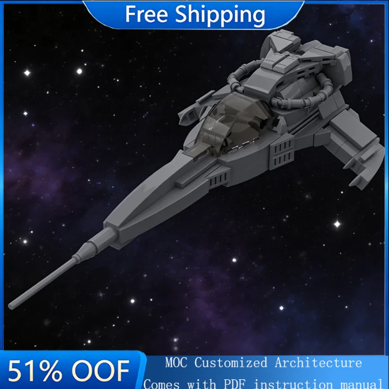 

NEW 242 PCS War Series Mini Wraith Dart Fighter MOC Building Block Model Diy Educational Surprise Toys Children Christmas Gift