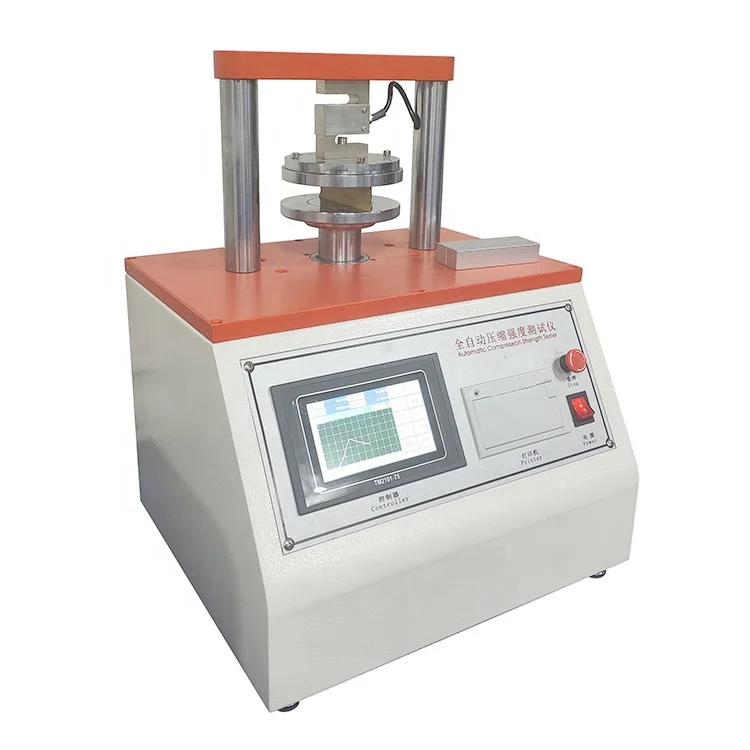 Automatic compressive strength tester, edge ring compressive strength paper tensile testing machine